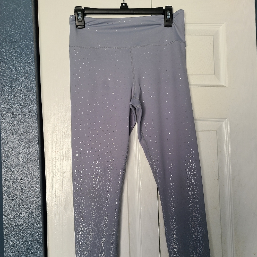 Zyia leggings gray EUC size 8-10